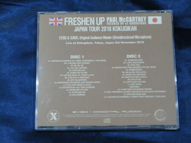 Paul McCartney Freshen Up Japan Tour 2018 Kokugikan 2CD Empress Valley Xavel F/S