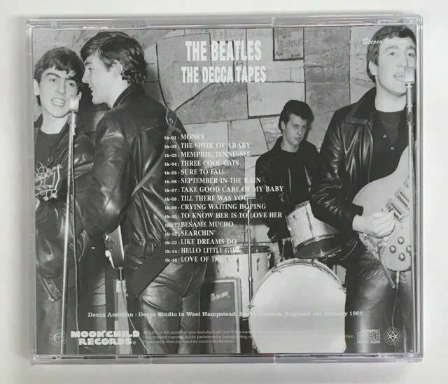 The Beatles The Decca Tapes 1962 Stereo Version Soundboard 1CD Moonchild