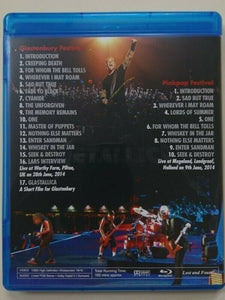 Metallica Glastonbury Pinkpop 2014 Blu-ray 1 Disc 26 Tracks Music Heavy Metal