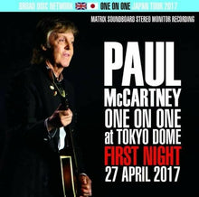 Load image into Gallery viewer, Paul McCartney One On One Live At Tokyo Dome Japan April 27th 2017 CD F/S
