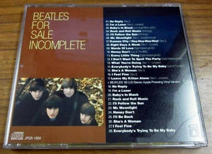 The Beatles For Sale Incomplete CD 1 Disc 28 Tracks JPGR Label Music Rock Pops