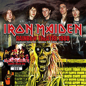 Iron Maiden Rainbow Theatre 1980 CD 2 Discs 27 Tracks London on June 20