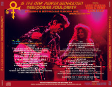 Load image into Gallery viewer, PRINCE &amp; The New Power Generation New Power Soul Party 1998 Complete Edition 2CD
