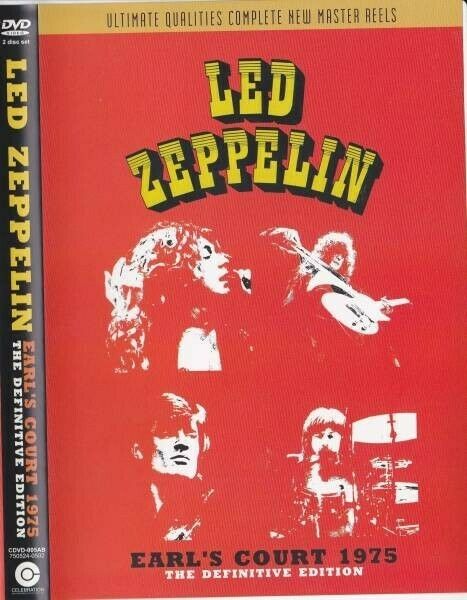 Led Zeppelin Earl's Court 1975 The Definitive Edition DVD 2 Discs 19 Tracks Rock