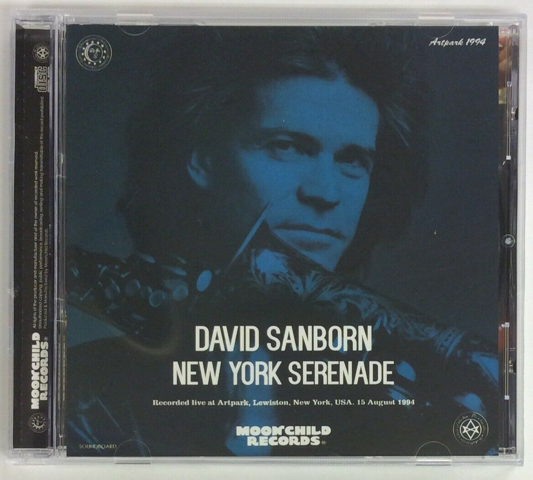 David Sanborn New York Serenade 1994 CD 1 Disc 7 Tracks Moonchild Records Music