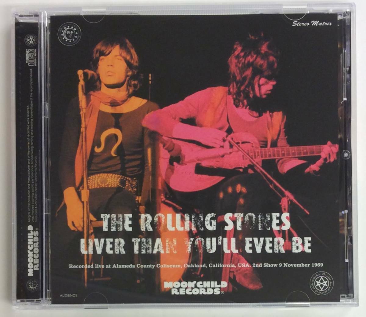 The Rolling Stones Liver Than You'll Ever Be 1969 CD Soundboard 