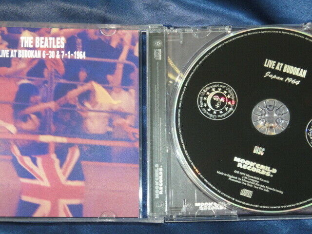 The Beatles Live At Budokan B Cover CD 1 Disc 26 Tracks Moonchild Records Music
