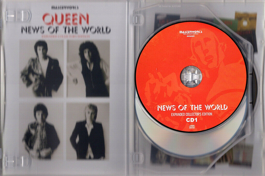 Queen News Of The World Expanded Collector's Edition 2CD 1DVD Set