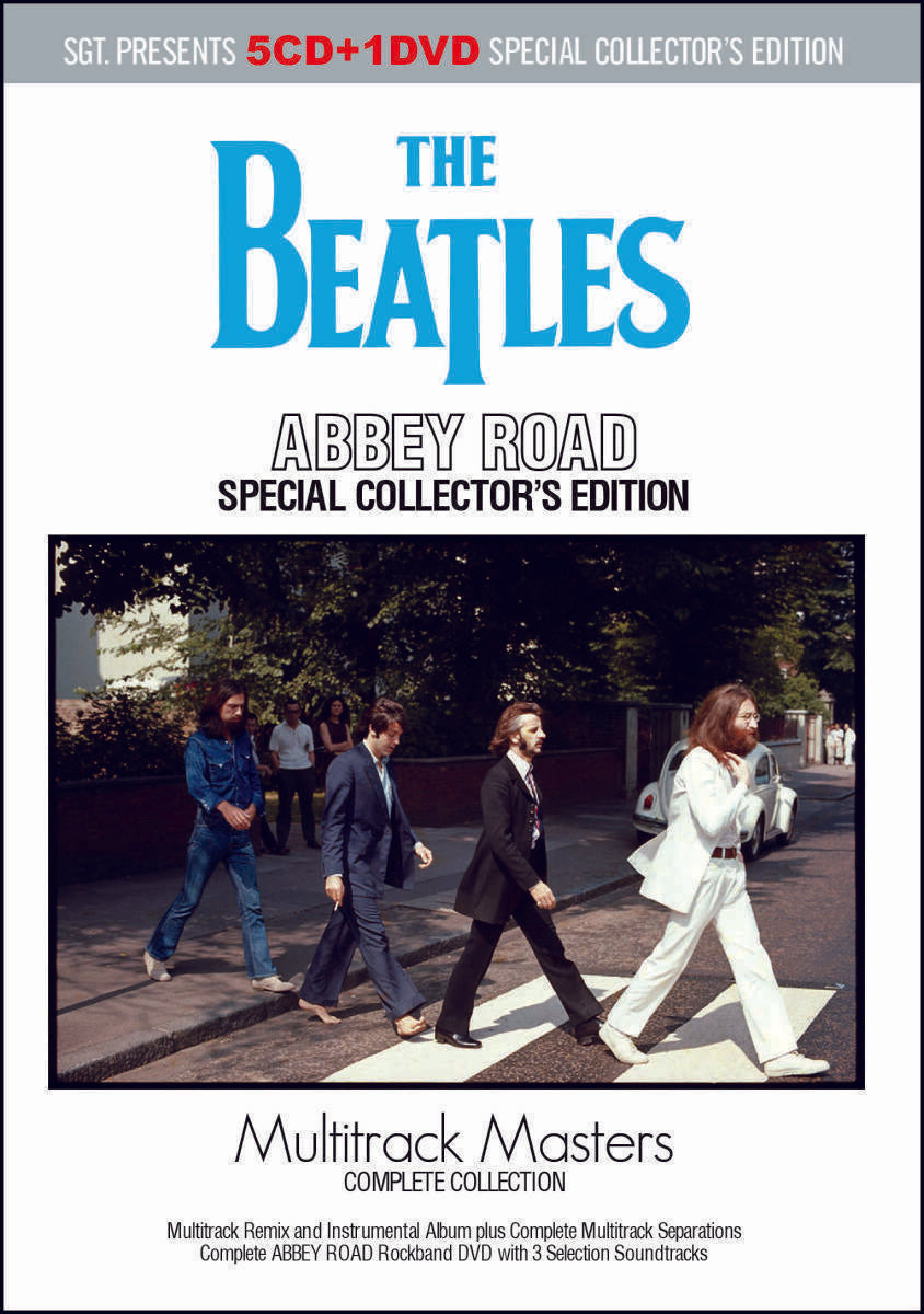 The Beatles Abbey Road Rock Band Multitrack Master 5 CD 1 DVD 6 Discs Case Set