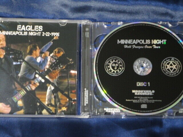 Eagles Minneapolis Night 1995 CD 2 Discs Set Hell Freezes Over Tour Moonchild