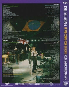 Paul McCartney South America Broadcasts 2010 2011 DVD 4 Discs Set Music Rock F/S