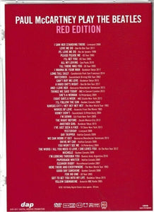 Paul McCartney Play The Beatles Red Edition Digital Archives Promotion 1DVD F/S