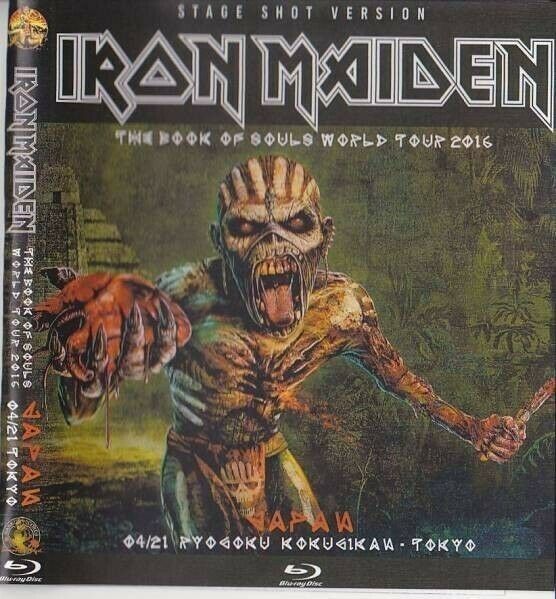 Iron Maiden The Book Of Souls World Tour 2016 Ryogoku Blu-ray 1 Disc Heavy Metal