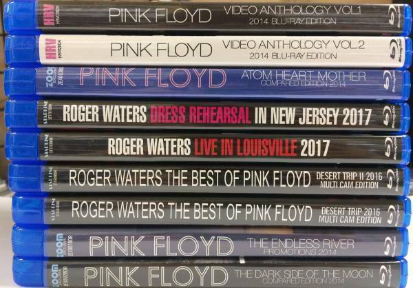 PINK FLOYD ROGER WATERS Blu-ray 8 Titles 9 Discs Set DESERT TRIP US+THEM