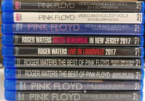 PINK FLOYD ROGER WATERS Blu-ray 8 Titles 9 Disc Case Set DESERT TRIP US+THEM