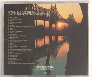 Simon & Garfunkel Live At The Hollywood Bowl Poison Apple CD 3 Discs Case Set