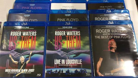 PINK FLOYD ROGER WATERS Blu-ray 8 Titles 9 Discs Set DESERT TRIP US+THEM