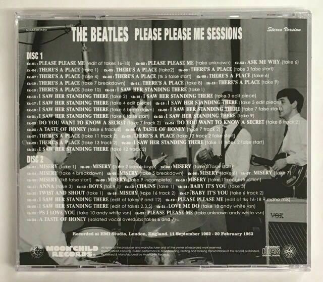 The Beatles Please Please Me Sessions Stereo Version 2CD Moonchild