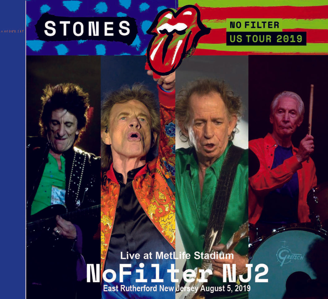 The Rolling Stones No Filter Us Tour August 5 2019 New Jersey CD 2 Discs