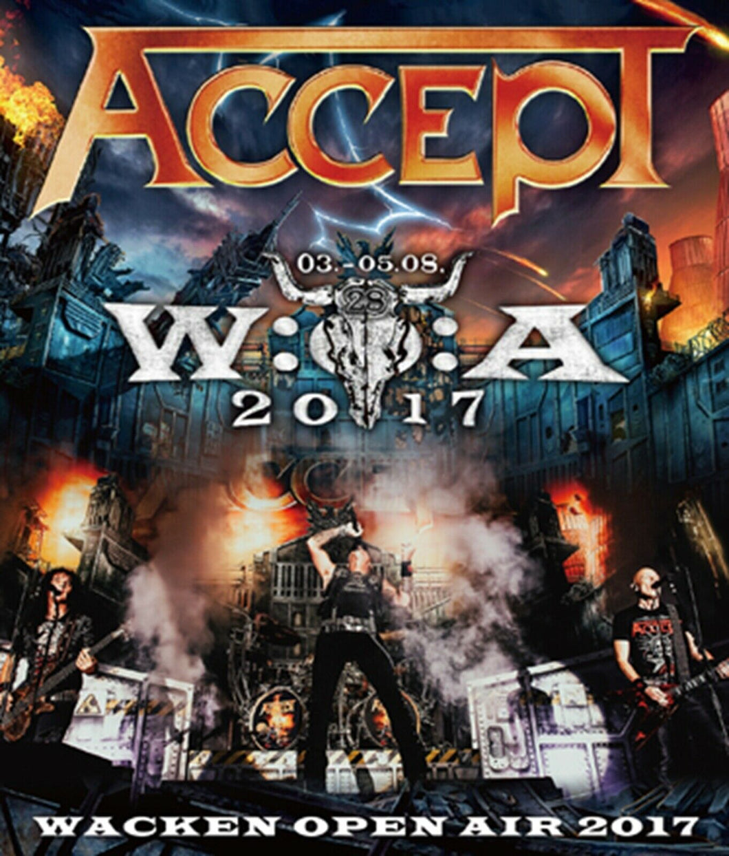 Accept Wacken Open Air 2017 August 3 Blu-ray 1 Disc 21 Tracks Heavy Metal Music