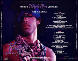 Prince Purple Rain Ultimate Collection V 2CD Studio Rehearsals Soundcheck 1984