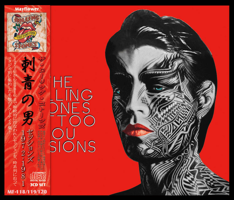 The Rolling Stone Tattoo You Sessions 1972-1981 CD 3 Discs Set Music Rock Pops