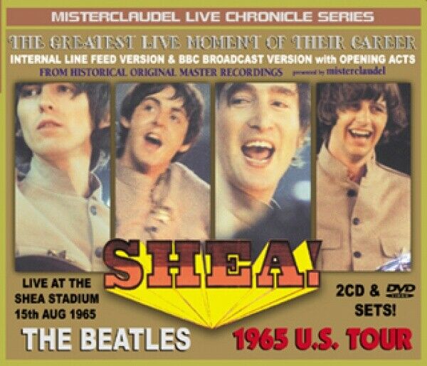 The Beatles Shea! Greatest Live Moment 2 CD 1 DVD 3 Discs Set Music Rock Pops