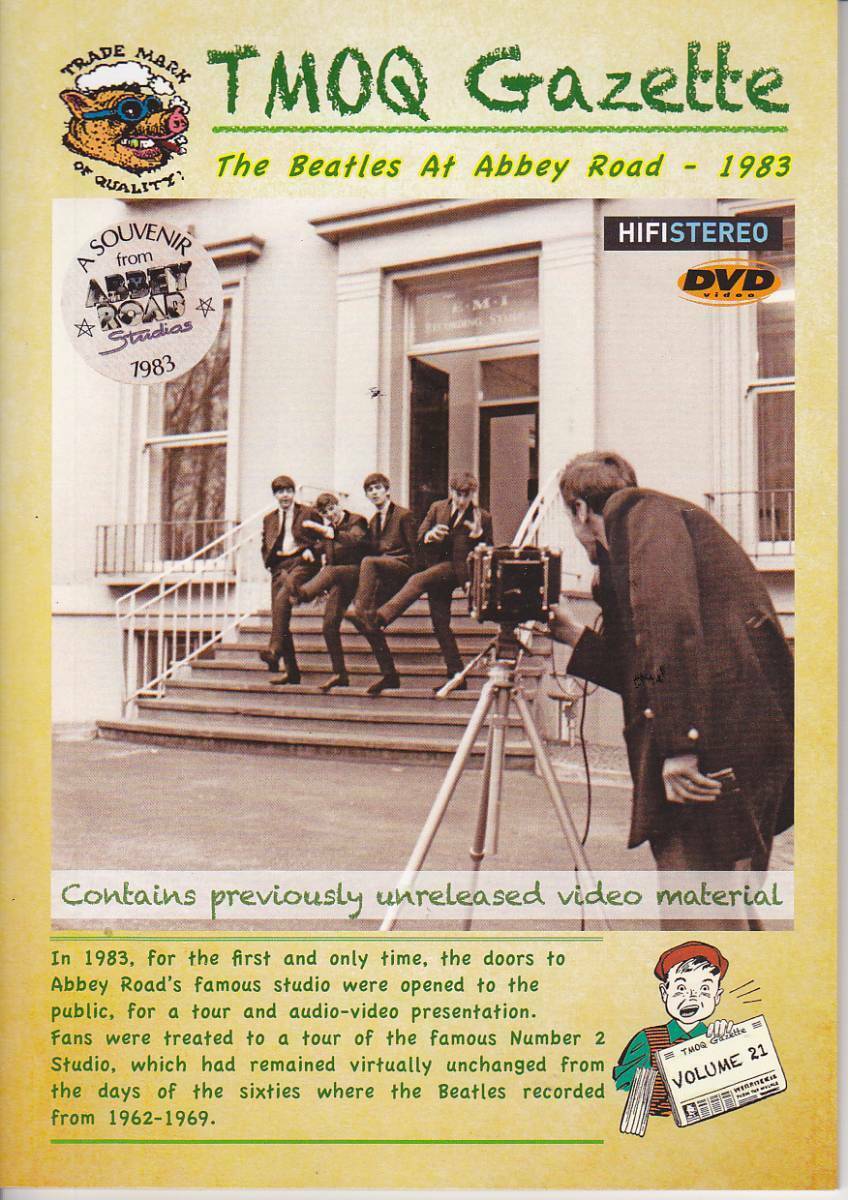 The Beatles At Abbey Road 1983 TMOQ Gazette 1CD 1DVD 61 Tacks HMC