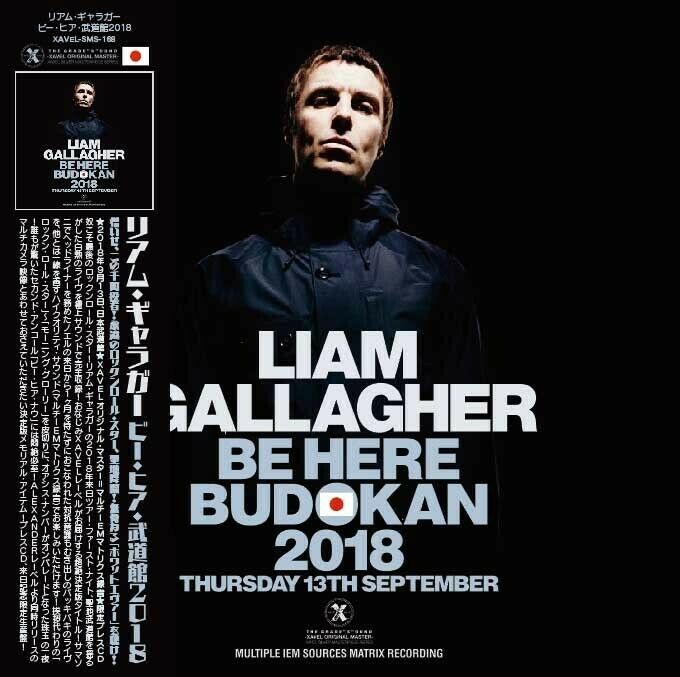Liam Gallagher Be Here Budokan Tokyo 2018 Japan CD 1 Disc 18 Tracks Music Rock