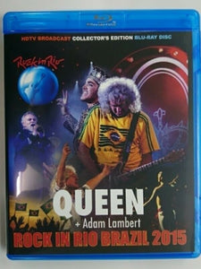 Queen Adam Lambert Rock In Rio Blazil 2015 Blu-ray 1 Disc 28 Tracks Rock Music