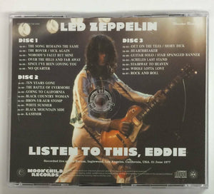 Led Zeppelin Listen To This Eddie 1977 Winston Remasters 3CD Moonchild