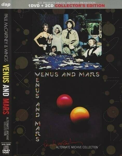 Paul McCartney & Wings Venus And Mars Alternate Archive Collection 2CD 1DVD Set