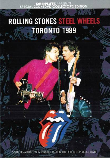 The Rolling Stones Steel Wheels Toronto 1989 2CD 1DVD Set