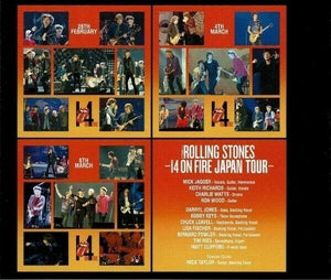 The Rolling Stones 14 On Fire 2014 Japan Tokyo Dome SEE NO EVIL CD 6 Discs Case