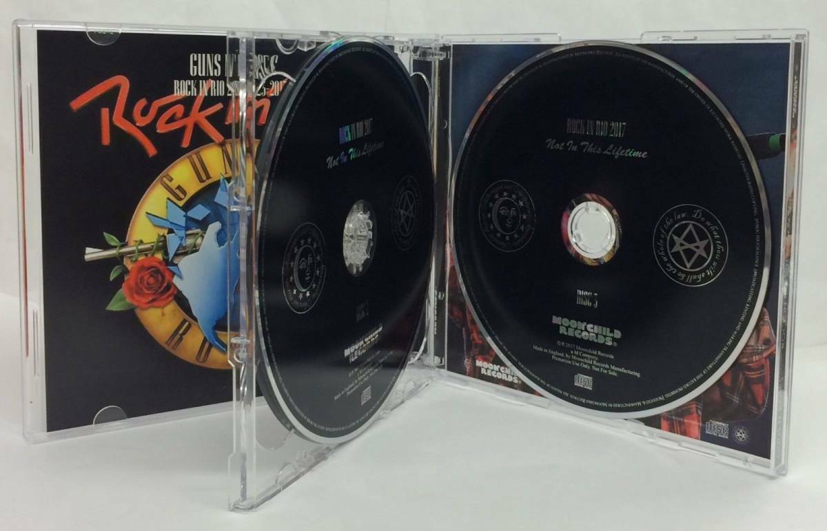 Guns N' Roses Live At The Ritz 1987 Rock In Rio 2017 CD DVD 5 Disc Set Moonchild