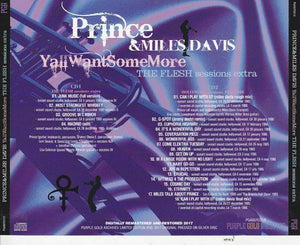 Prince & Miles Davis Y'all Want Some More The Flesh Sessions Extra 2CD
