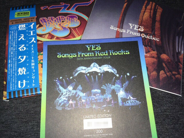Yes Songs From Red Rocks 2004 September 10 CD 4 Discs Empress Valley