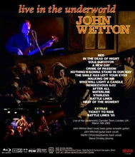 Load image into Gallery viewer, John Wetton Live In The Underworld 2003 Camden Town Blu-ray 1 Disc Music Rock
