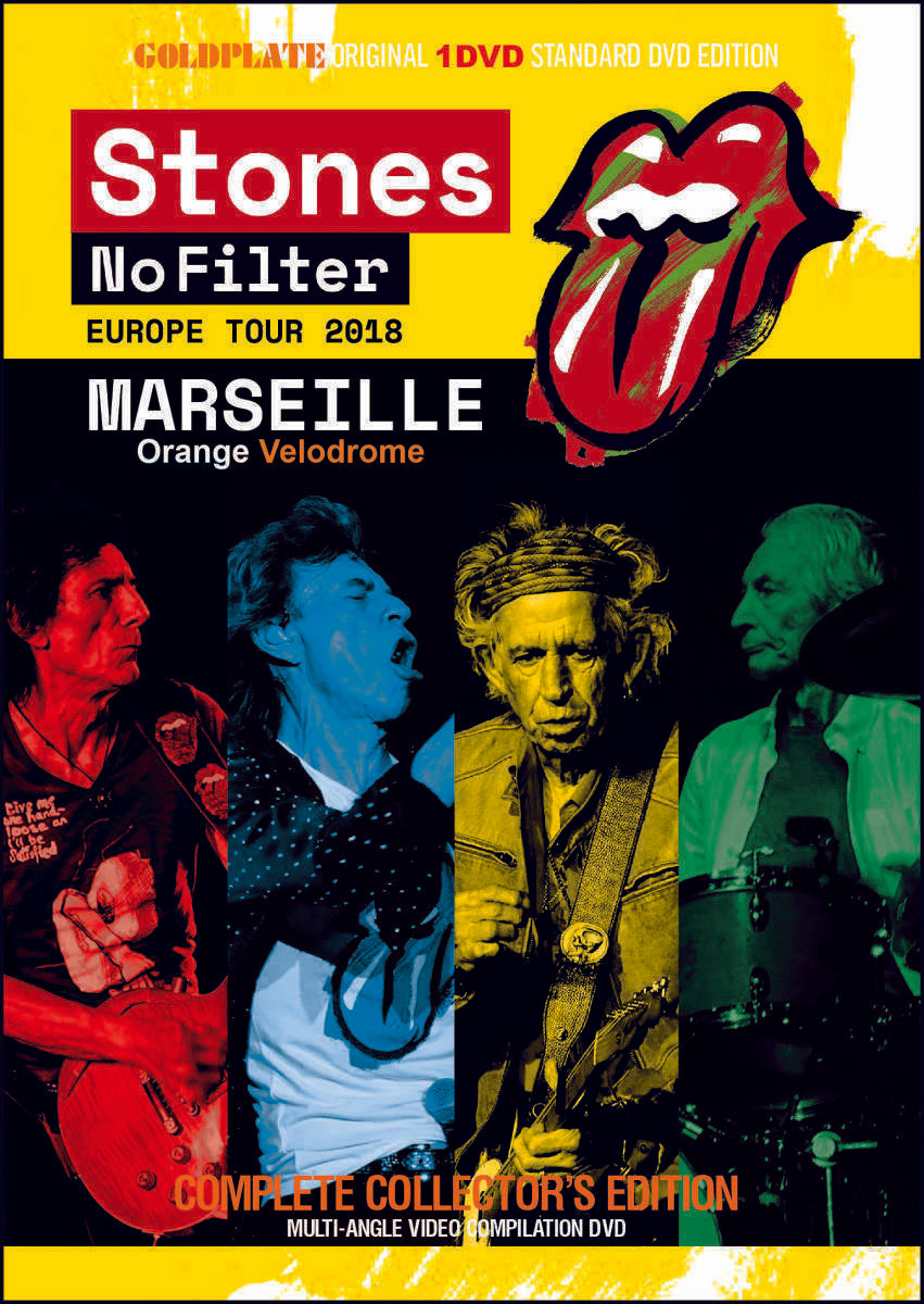 The Rolling Stones No Filter Europe Tour 2018 Marseille Orange Velodrome 1 DVD