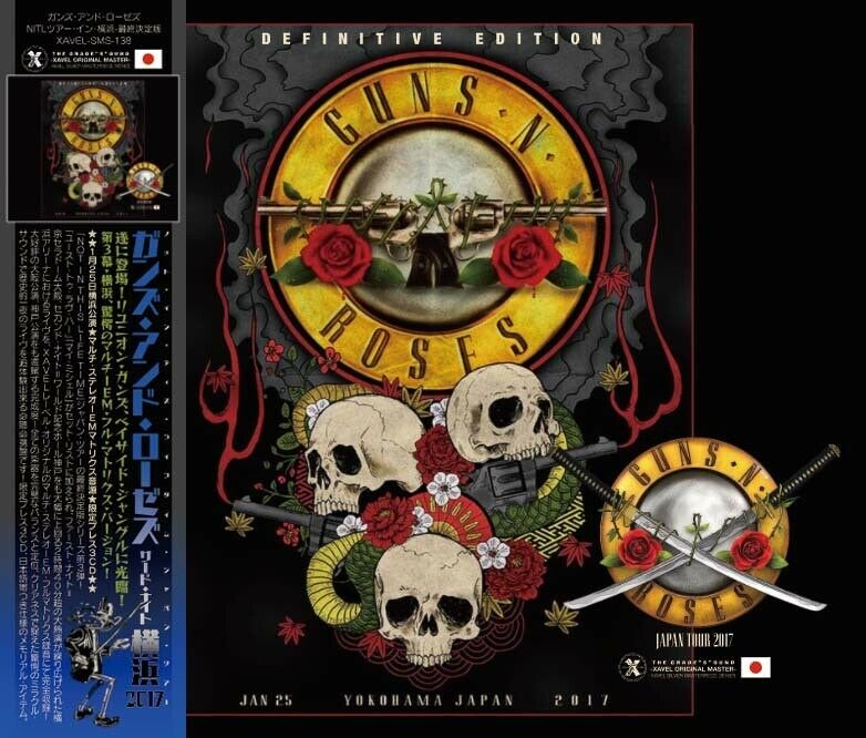 Guns N' Roses Yokohama 2017 Definitive Edition 3 CD – Music Lover