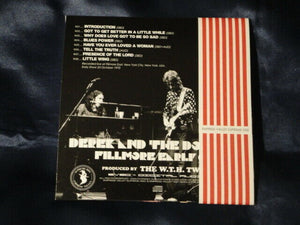 Derek And The Dominos Fillmore Early Gig B Cover 1970 CD 1 Discs 8 Tracks Music