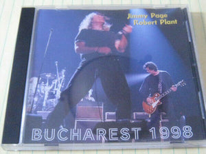 Jimmy Page Robert Plant Bucharest 1998 CD 1 Disc 10 Tracks Music Hard Rock F/S