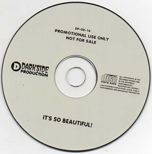 U2 It's So Beautiful CD 1 Disc 15 Tracks Darkside Production Music Rock Pops F/S