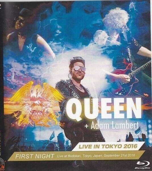 Queen Adam Lambert 2016 Japan Live In Tokyo First Night Blu-ray 1 Disc 25 Tracks