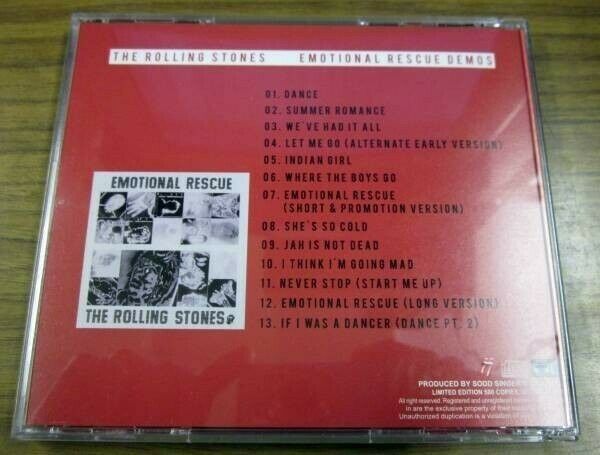 The Rolling Stones Emotional Rescue Demos CD 1 Disc 1980 Music Rock Pops F/S