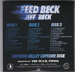 Jeff Beck Feed Beck 1975 CD 2 Discs 31 Tracks Empress Valley Rock Music Japan