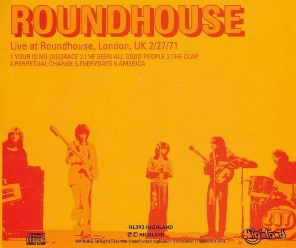 Yes / Roundhouse 1971 London UK 1CD