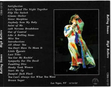 Load image into Gallery viewer, The Rolling Stones High Rollers November 22 1997 Live Las Vegas CD 2 Discs Set
