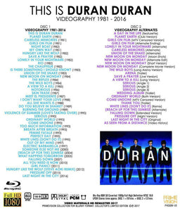 Duran Duran Budokan 2003 ON TV Rarities 1981-1984 2016 Blu-ray 3 Title 4 Discs