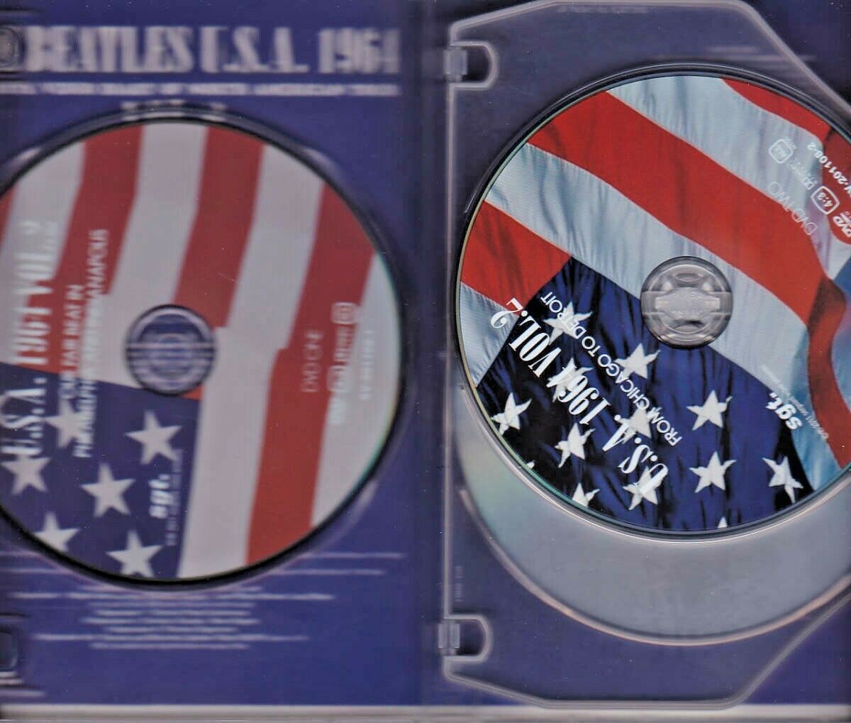 The Beatles USA 1964 Vol. 1 & 2 Set San Francisco Hollywood New York DVD 8 Discs